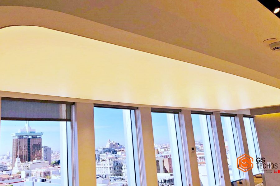 Techo Tnanslúcido de Barrisol en Torre Serrano